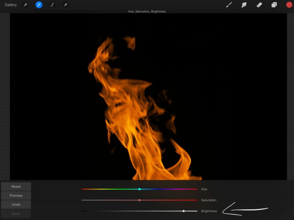 Fire Procreate Brushes - Design Cuts