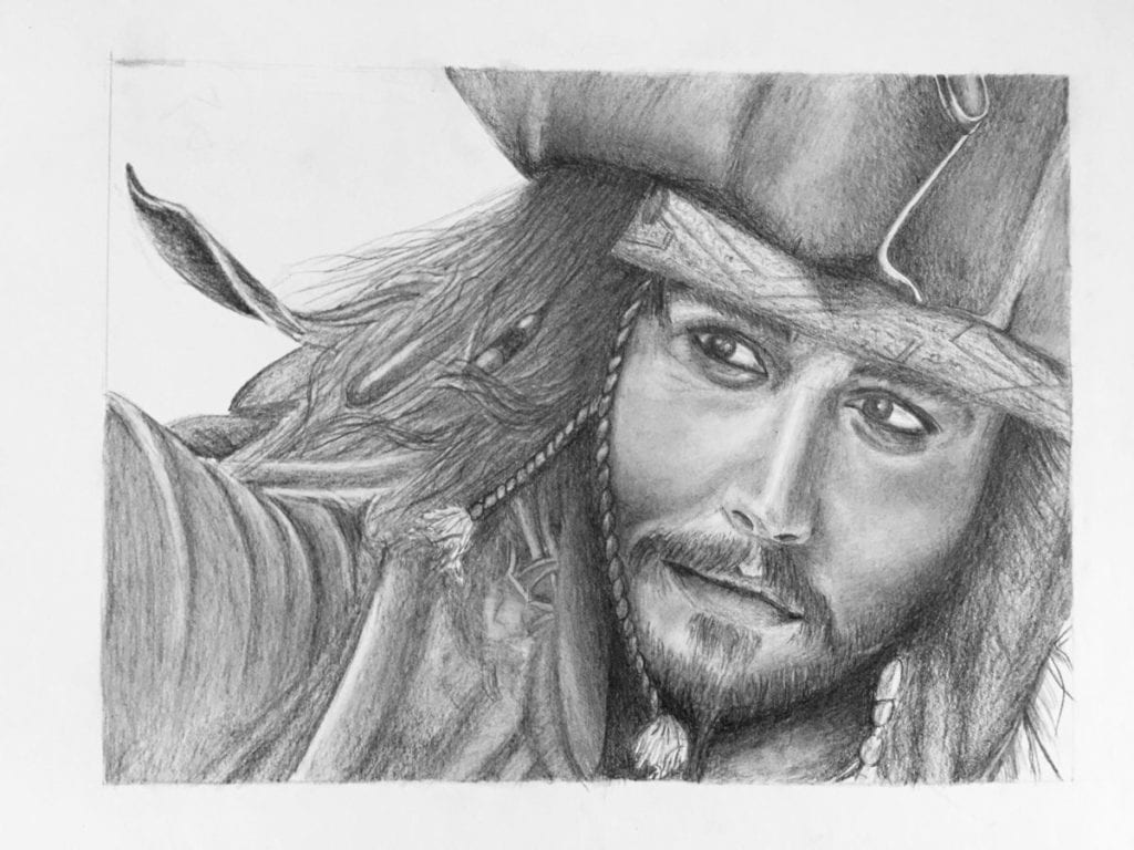 Jack Sparrow Drawing by Ryan Jones - Pixels