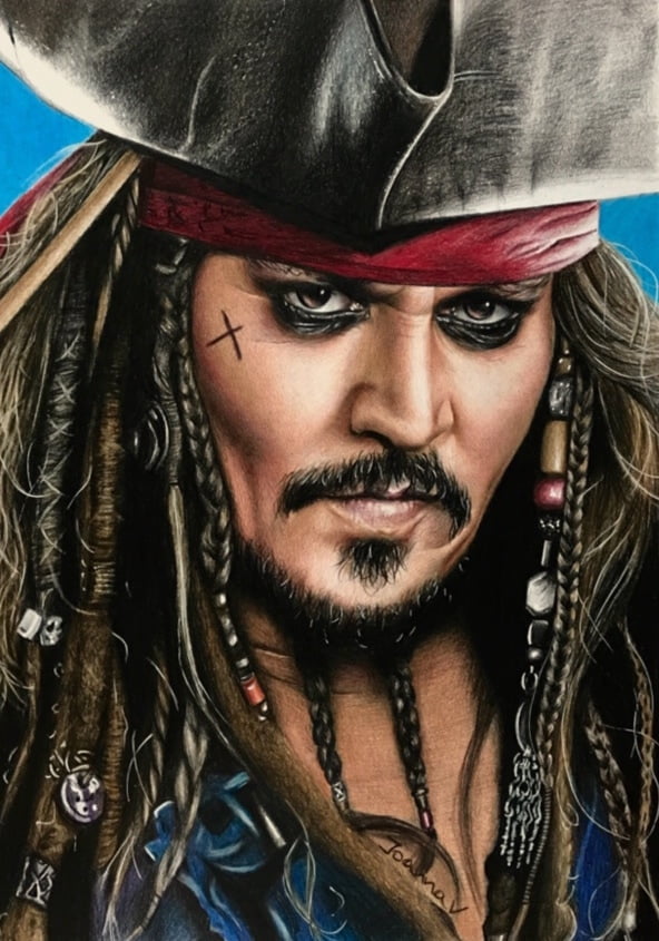 Jack Sparrow Drawing Simple