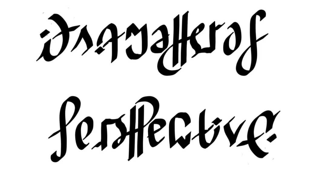 It’s a Matter of Perspective ambigram