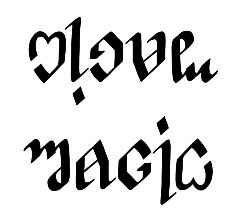 Love - Magic Ambigram