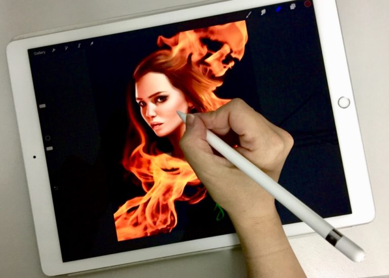 Catching Fire - Procreate Painting Demo