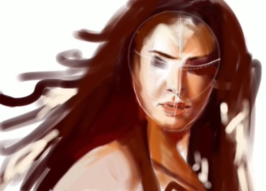 Painting WonderWoman 