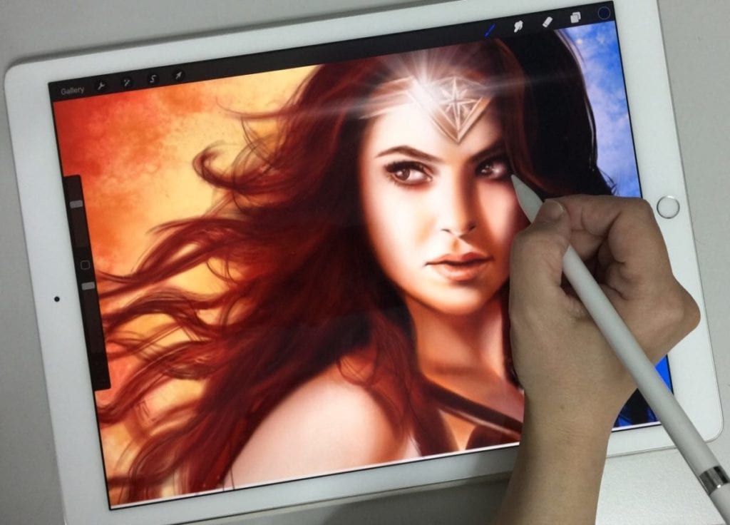 Painting WonderWoman