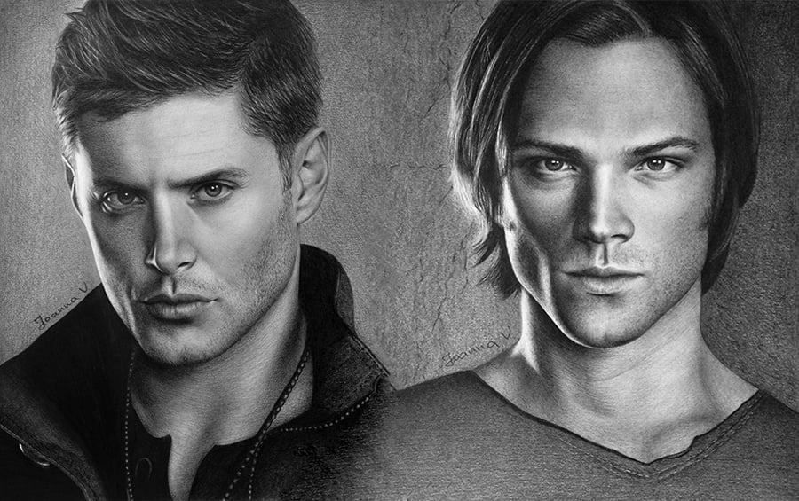 Traditional drawing - Supernatural