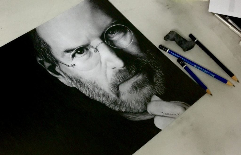 Pencil drawing of Steve Jobs  Steve jobs Steve Pencil drawings