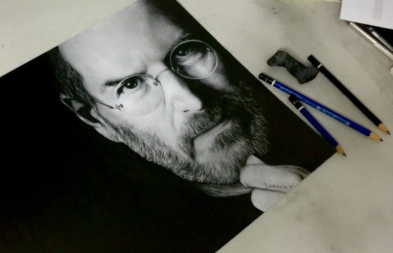 Steve Jobs drawing