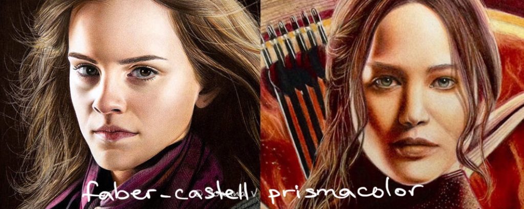 Castle art to Prismacolor comparison, colour along with me 