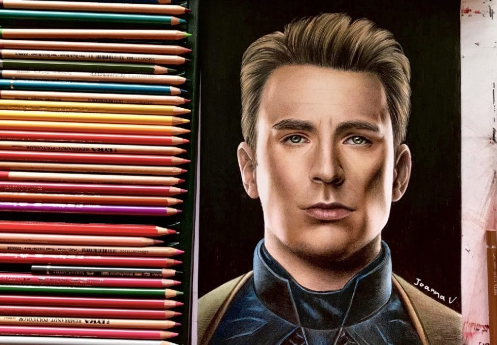 Chris Evans Drawing by A Little Sketchy on Dribbble