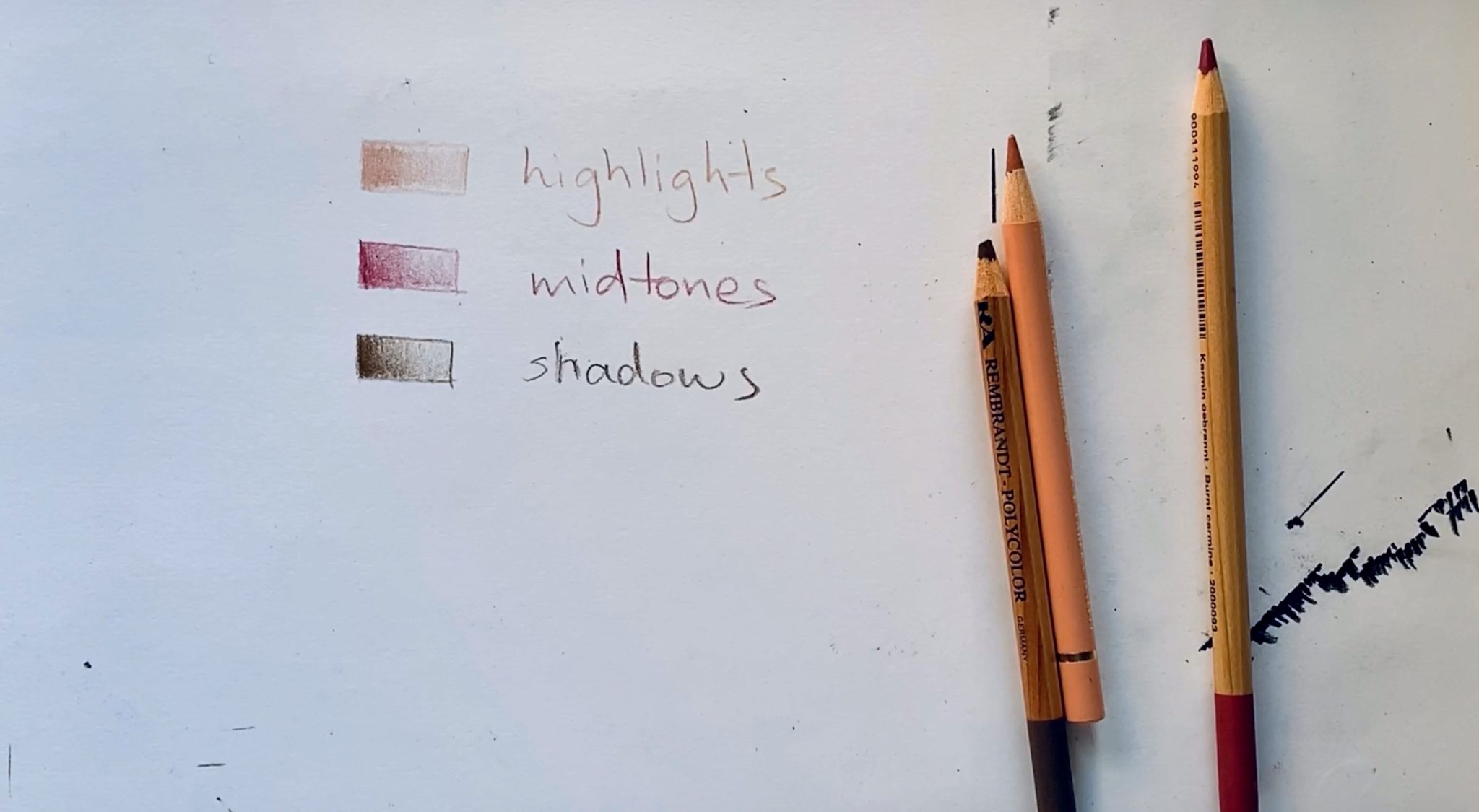 How to Make Skin Colour by Mixing Two Pencil Colours  