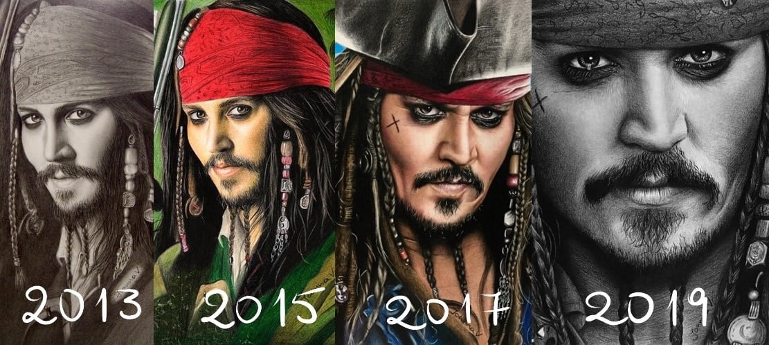 Captain jack sparrow - debz drawings - Drawings & Illustration, People &  Figures, Celebrity, Actors - ArtPal