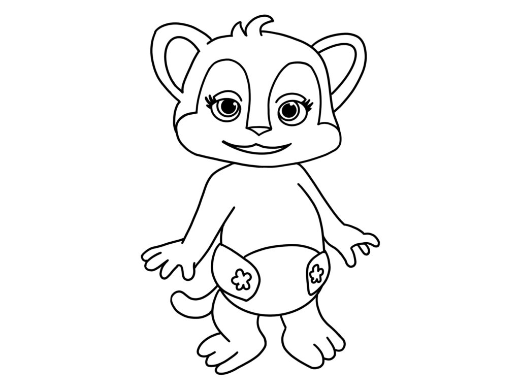 little lulul coloring pages