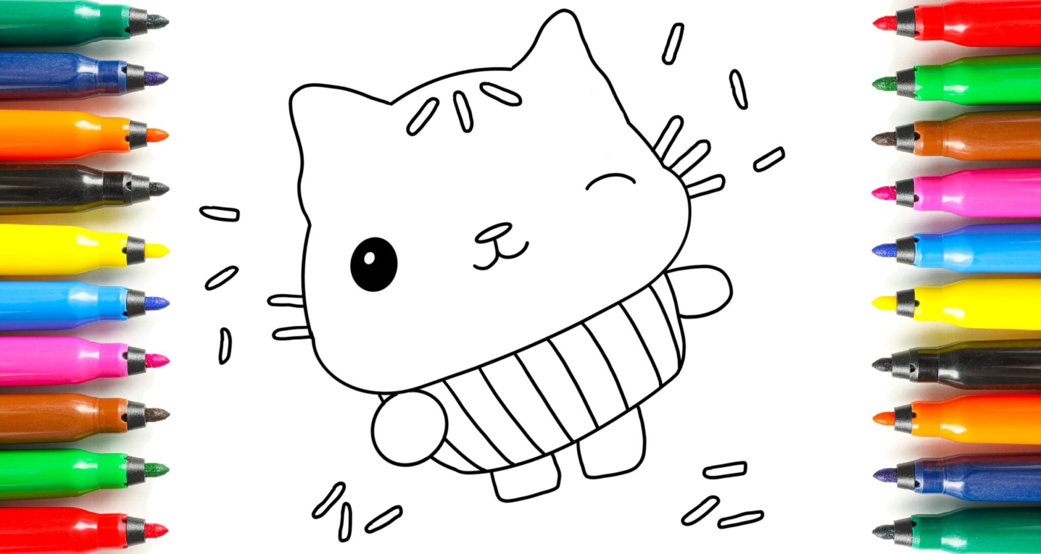 Gabby’s Dollhouse Coloring Pages - Ioanna Ladopoulou – Art & Design