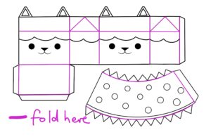 Baby Box Paper Craft (+free template) - Ioanna Ladopoulou – Art & Design