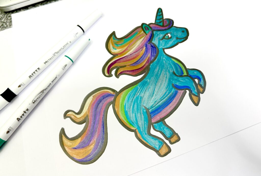 Review: Arrtx Acrylic Markers + Metallic Paint Pens - Ioanna Ladopoulou –  Art & Design